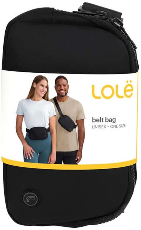 lolë unisex belt bag|lolë unisex fleece belt bag.